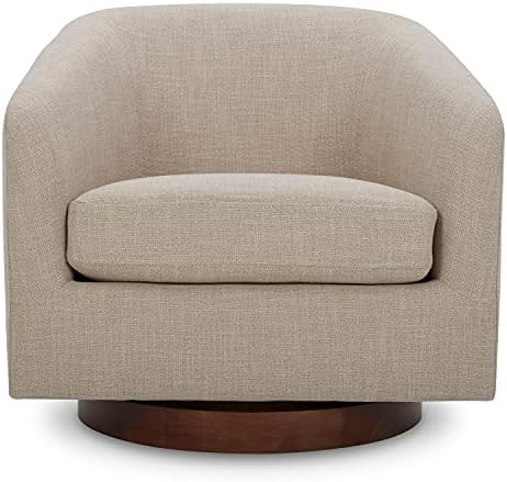 CHITA Swivel Accent Chair Armchair, Round Barrel Chairs in Performance Fabric for Living Room Bedroo | Amazon (US)