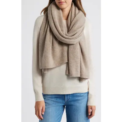 Nordstrom Cashmere Scarf in Pink Puff at Nordstrom | Nordstrom