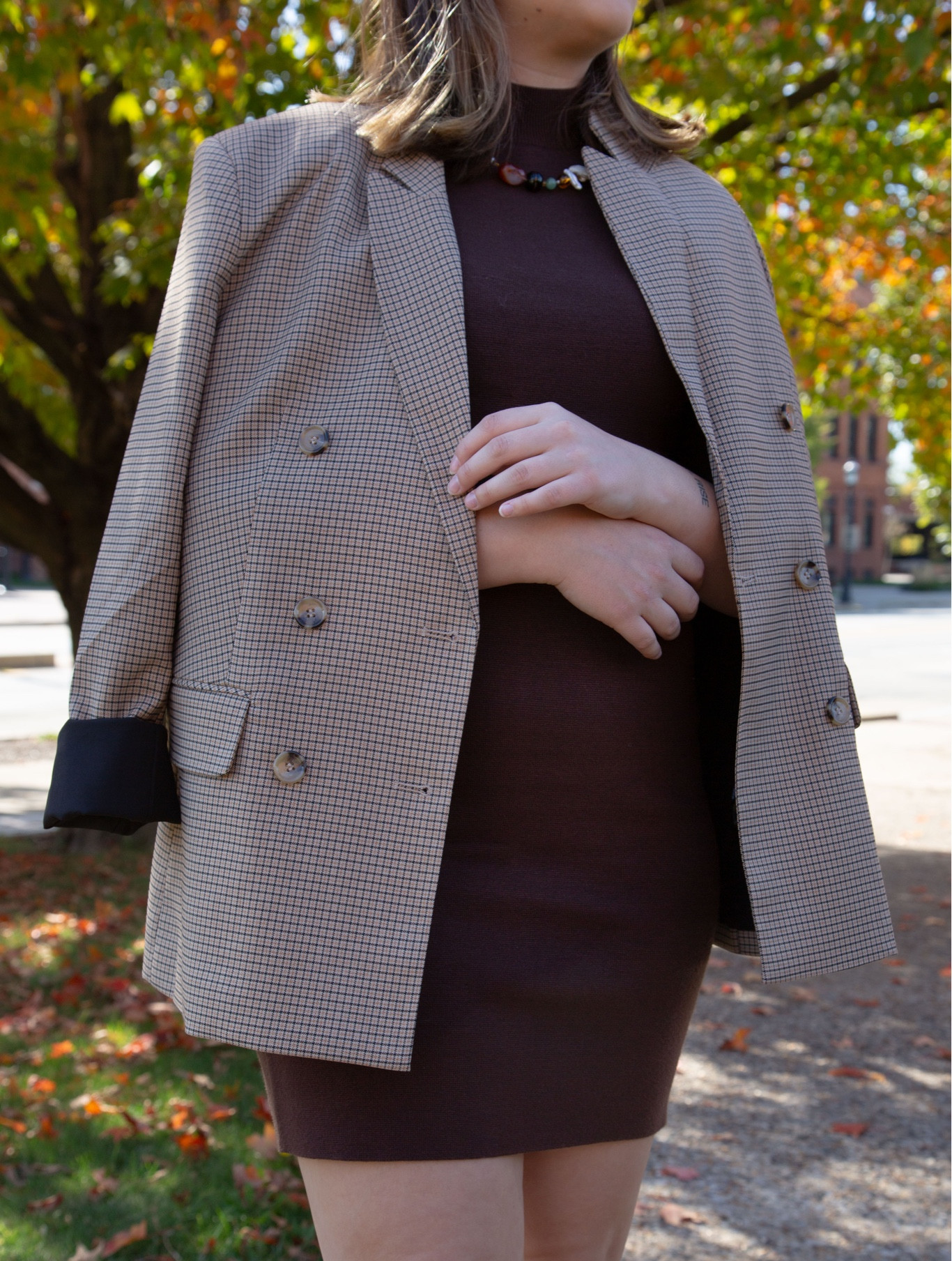 fall formula = sweater dress + blazer or oversized cardigan + boots 

fall dress , fall outfit inspiration, fall outfit 

#LTKSeasonal #LTKstyletip #LTKmidsize