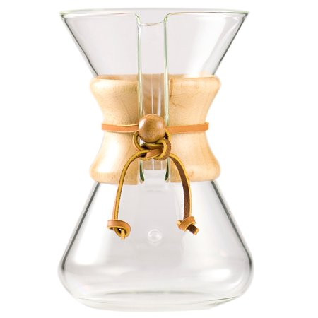 Chemex 5 Cup Hand Blown Glass Coffee Maker with Wood Collar and Tie, 25 Ounce | Walmart (US)