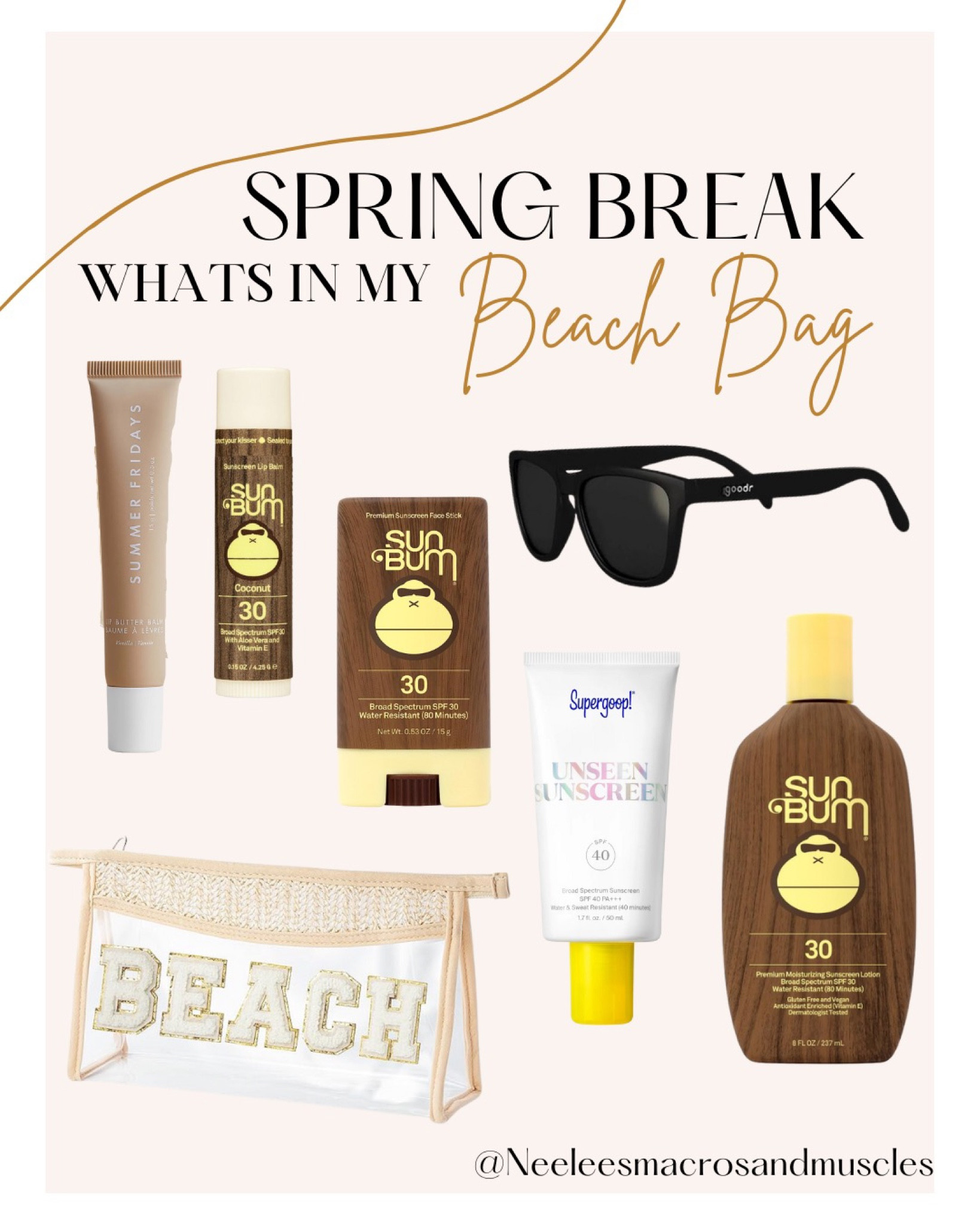 ☀️WHATS IN MY BEACH BAG☀️
these are my beach necessities!! 🌊🏝️☀️👙

#LTKswim #LTKSeasonal #LTKfindsunder50