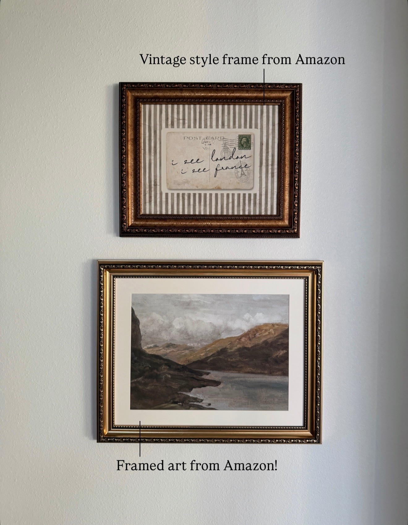 Love this framed art in our bathroom! The Amazon frames are so pretty  

#LTKHome