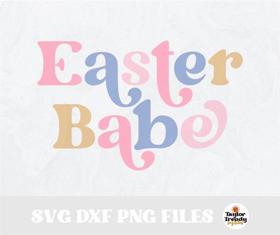 Instant SVG/DXF/PNG Easter Babe Svg Retro Easter Svg Easter | Etsy | Etsy (US)