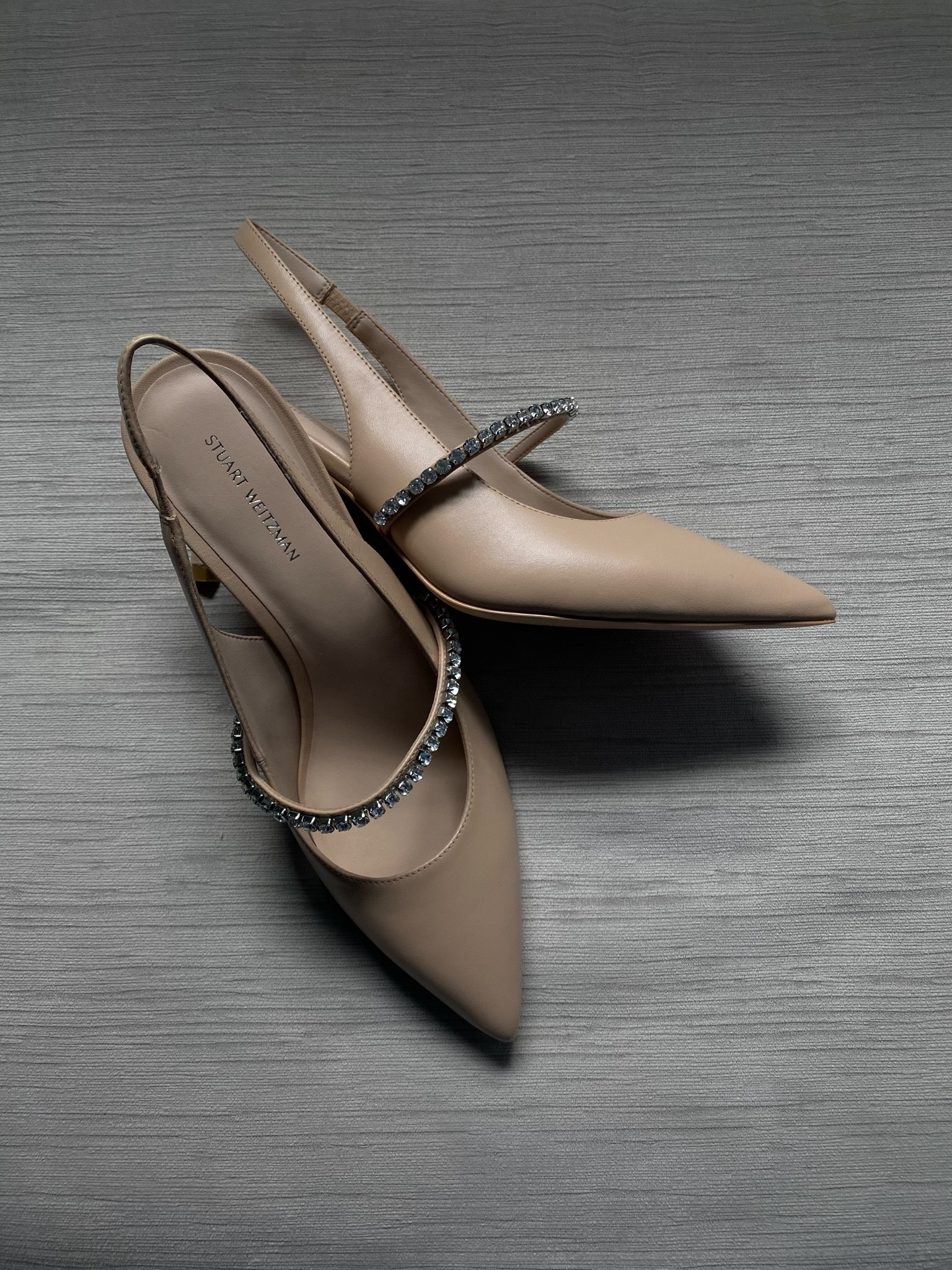 These nude crystal slingback pumps are perfect for a special event such as a bridal shower or wedding!!!

It also comes in black, white, a light pink, rose gold, silver, burgundy suede!

Sizes are selling out fast!!!

#LTKSaleAlert #LTKWedding #LTKShoeCrush