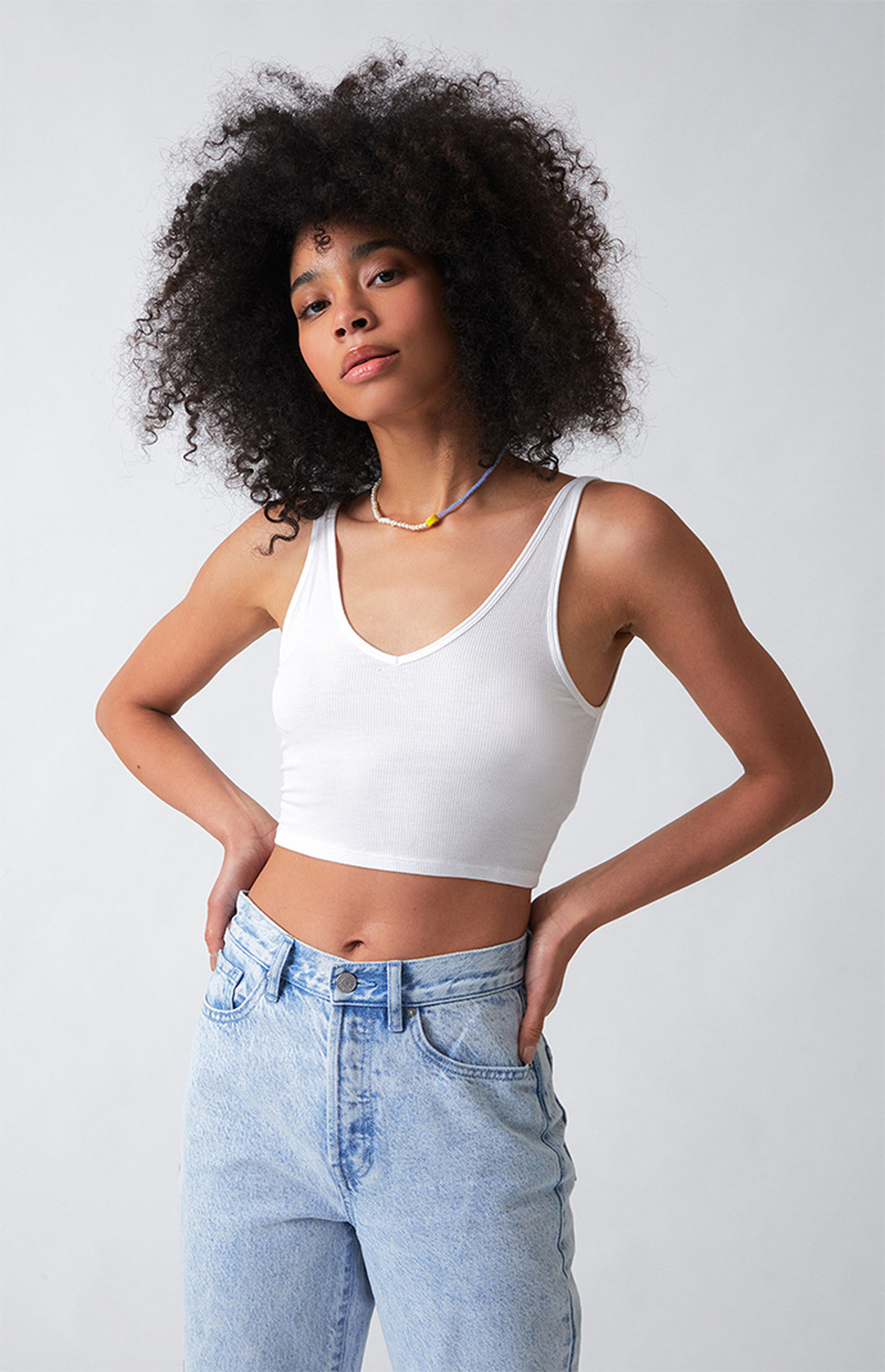PS Basics by Pacsun V Scoop Tank Top | PacSun | PacSun