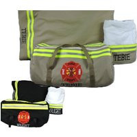 Personalized Firefighter Duffel Bag, Pillowcase, Bath Towel, Fireman Graduation Gift, Fire Station Set | Etsy (US)