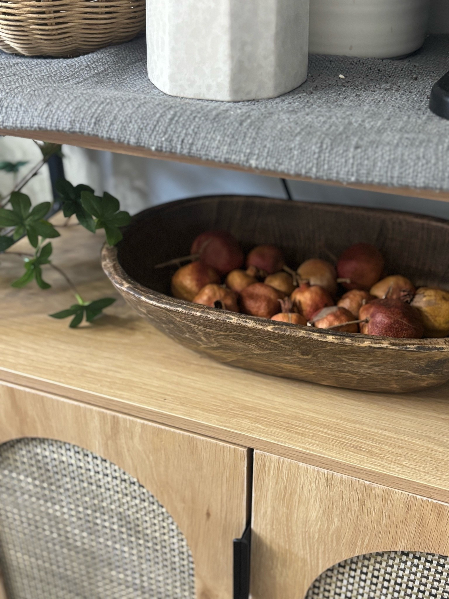 Dried pomegranates make the prettiest display in a bowl!

#LTKHome