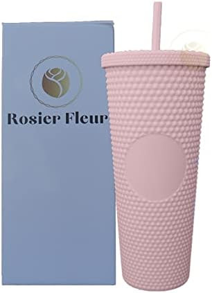 Rosier Fleur - 24 oz Studded Tumblers (Soft Pink (Matte) DIY) | Amazon (US)