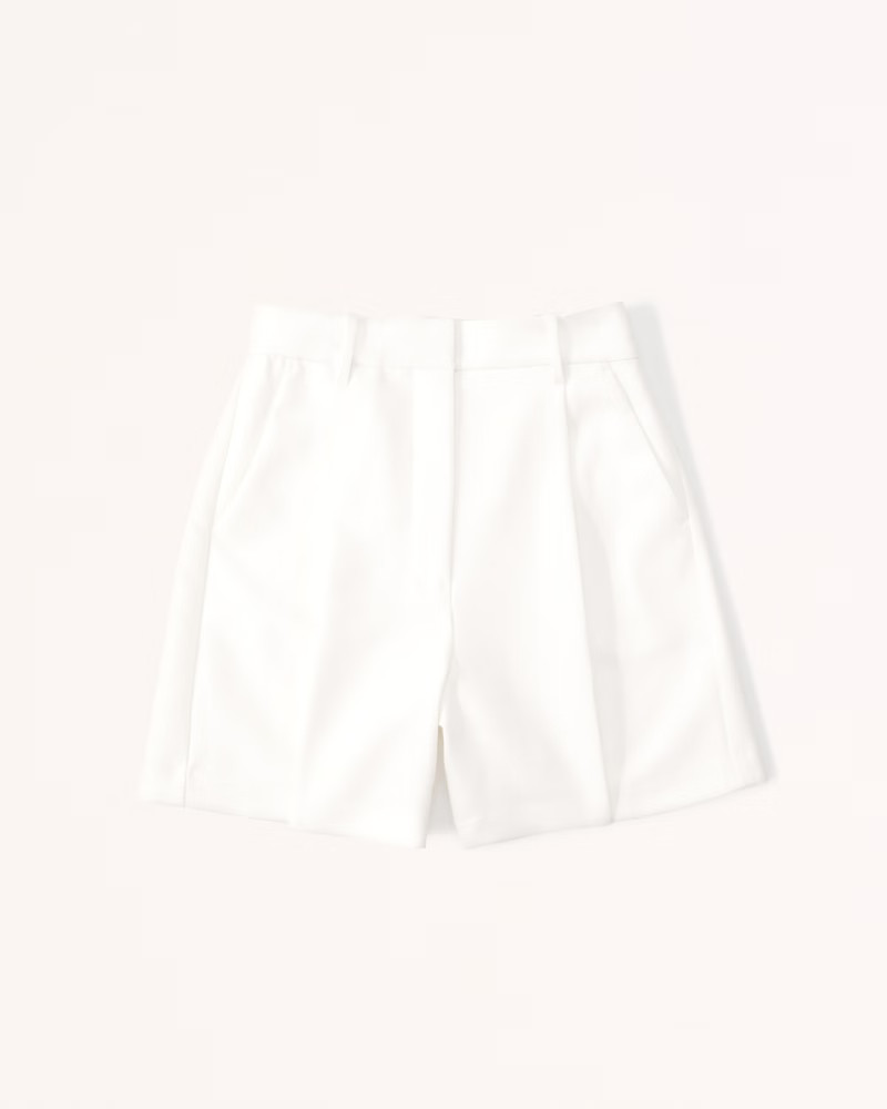 Women's Ultra High Rise Tailored Short | Women's Bottoms | Abercrombie.com | Abercrombie & Fitch (US)