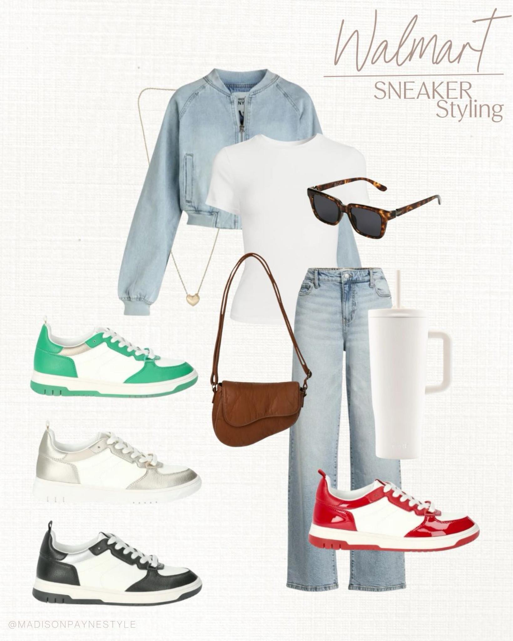 Walmart Designer Inspired Sneakers 👟 #walmartpartner I used Walmart’s delivery to get these shoes in FAST 💨 (as soon as the same day) ☀️($35 minimum, restrictions apply) @walmart #Walmartfashion

#LTKStyleTip #LTKShoeCrush #LTKBacktoSchool