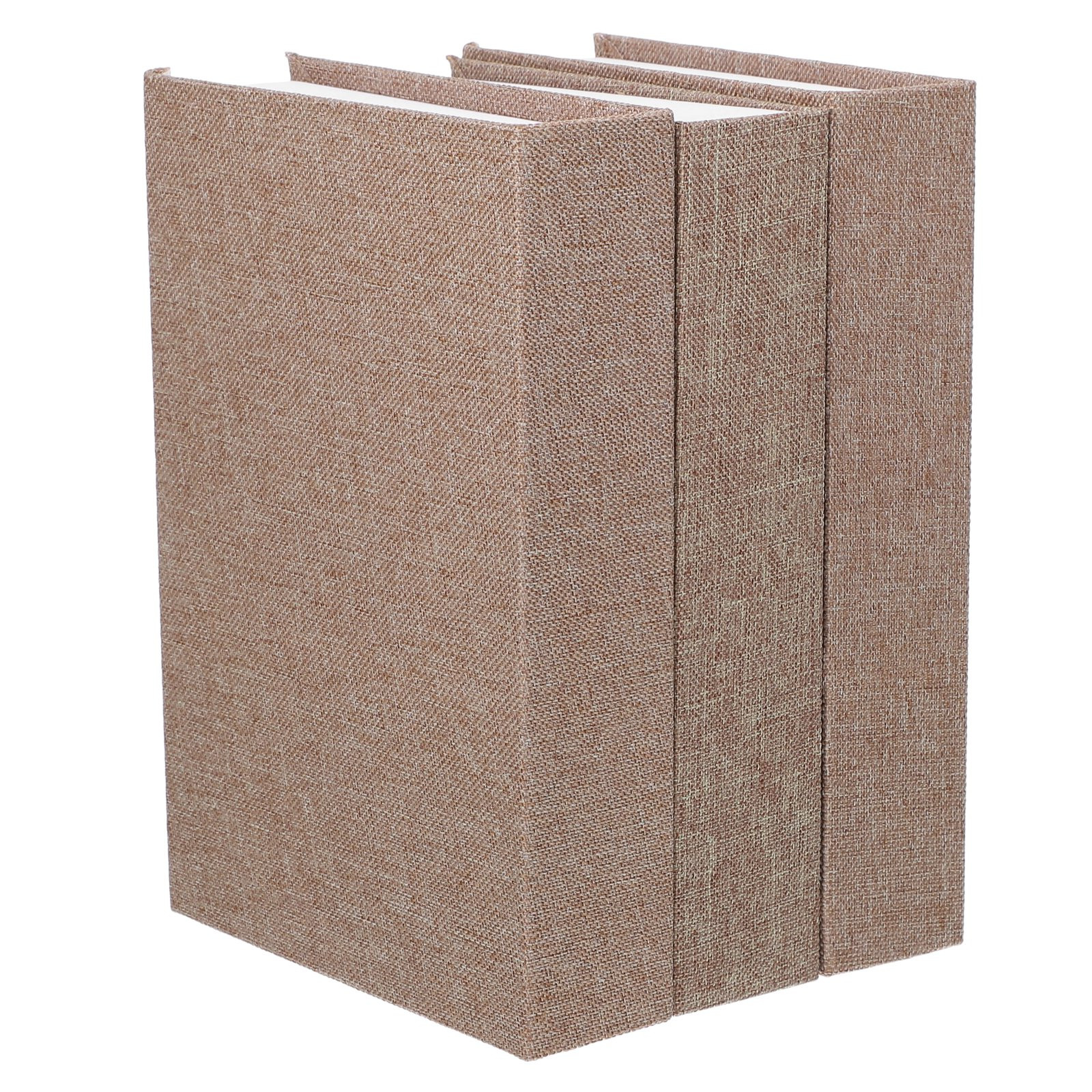 Linen Faux Book Storage Box - Fake Books Decor Decorative Blank Books Box Hidden Book Box Bookshe... | Walmart (US)