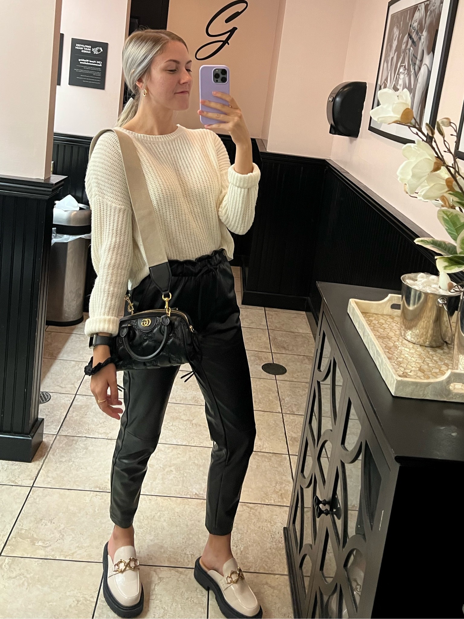Wore this adorable and easy outfit to dinner last week! This Target sweater is an amazing deal and I love these loafers-so comfy!

#LTKshoecrush #LTKSeasonal