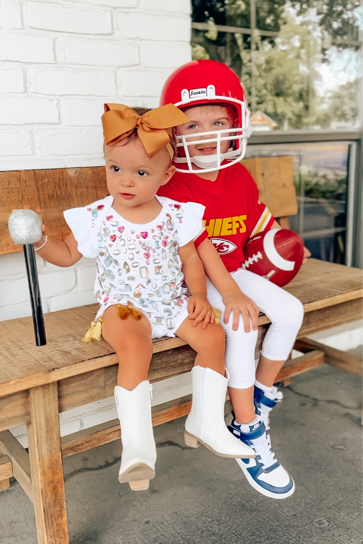 Kids Halloween costumes. Taylor swift costumes. Taylor swift toddler outfit. Travis Kelce costume. Halloween family costumes. Toddler baby costumes. Sibling Halloween costumes funny. 

#LTKfamily #LTKkids #LTKHalloween