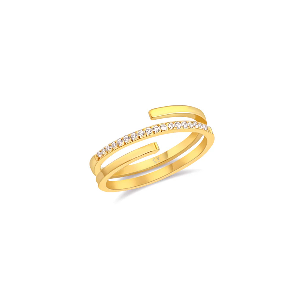 Ellie Vail - Giselle Dainty Spiral Ring | Ellie Vail Jewelry