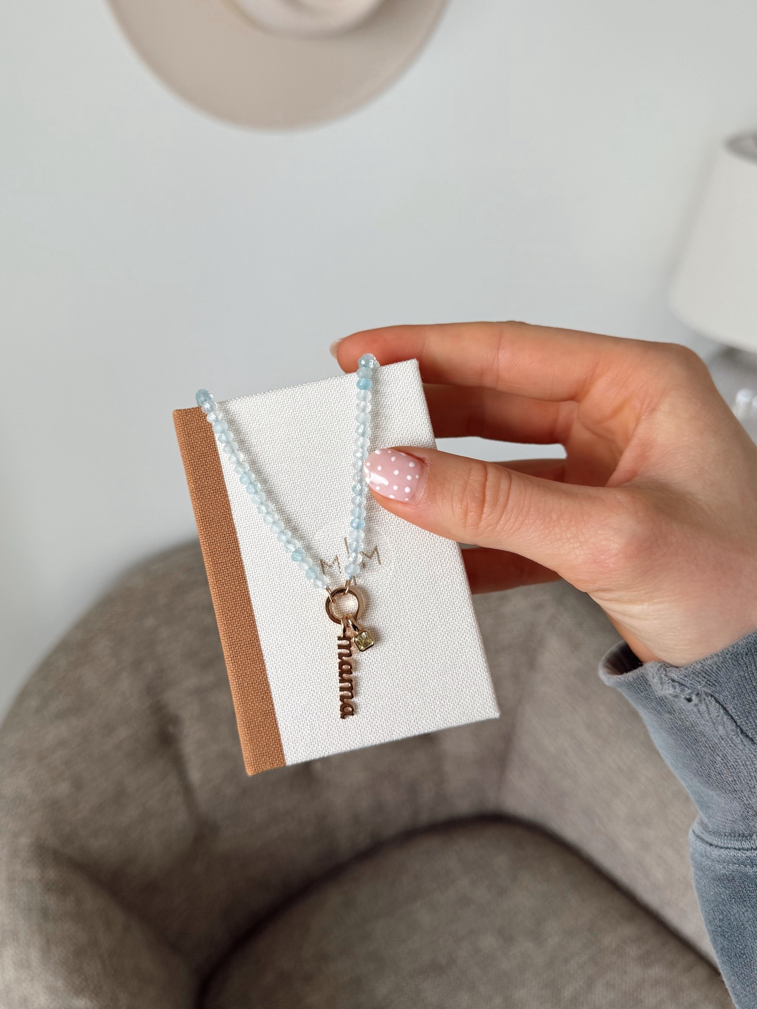 New gemstone charm necklaces at made by Mary! My code is BAILEYH to save