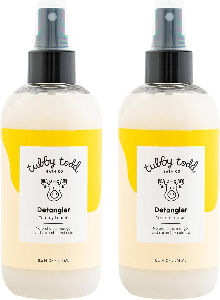 TUBBY TODD Hair Detangler Spray for Kids - Hair Detangling Spray with Baobab & Coconut Oil - Gent... | Amazon (US)