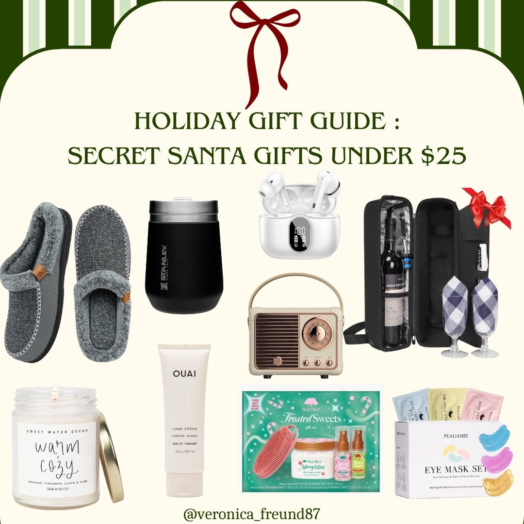 Holiday Gift Guide
Secret Santa Gifts under $25


#LTKHoliday #LTKGiftGuide