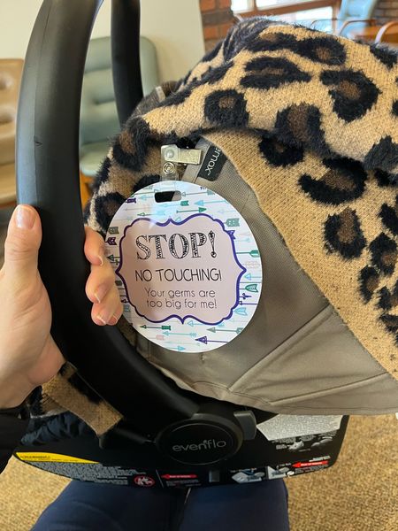 MUST HAVE baby item! Car seat sign “no touching” for babies! Baby registry, baby gift, newborn essentials, toddler essentials, baby essentials. 

#LTKfamily #LTKbump #LTKbaby