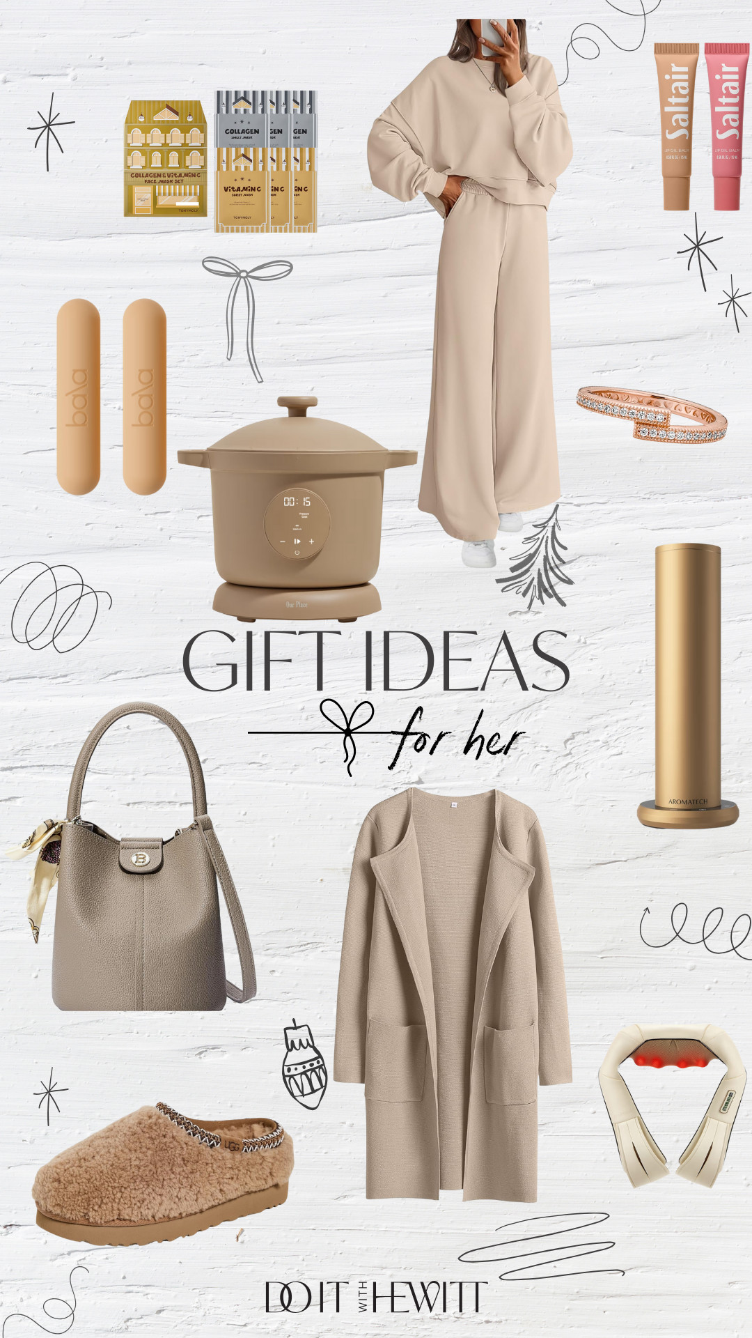 My top picks for the best gifts for women this year — all cozy, practical, aesthetic, and highly giftable. These are trending on LTK, Amazon, and across holiday searches, so save this guide to shop all season long.

Perfect for: moms, sisters, friends, coworkers, teachers, mother-in-law, and every woman who loves comfort + everyday luxury.

Shop the most-searched categories:
⭐️ Gifts for Her
⭐️ Holiday Gifts for Women
⭐️ Cozy Gifts for Her
⭐️ Amazon Gifts for Women
⭐️ Self-Care + Wellness Gifts
⭐️ Gift Ideas Under $25 / Under $50
⭐️ Stocking Stuffers for Her

Top trending items:
• Slippers + sherpa sets
• Makeup + skincare value kits
• Jewelry that’s affordable + chic
• Cozy robes + loungewear
• Candle sets + home fragrance
• Personalized gifts

Tap to shop the full women’s gift guide and save for later 🤍✨ 

 #LTKGiftGuide #LTKHoliday #LTKFindsUnder50