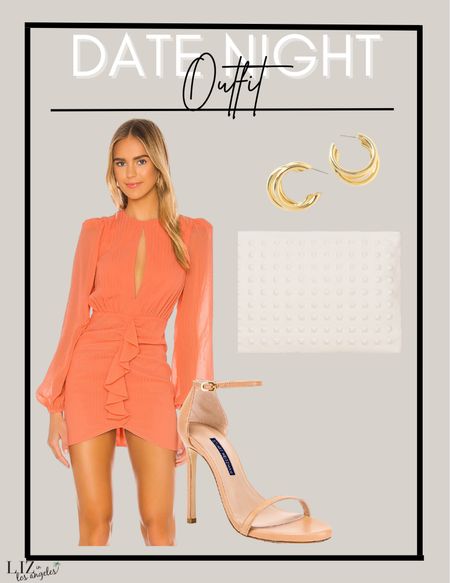This Orange mini dress is the perfect date night dress to complete any date night outfit.  This is the perfect spring outfit with nude heels and a simple bag.  This could also be worn as a wedding guest outfit or for any special occasion outfit 

#LTKSeasonal #LTKstyletip #LTKFind