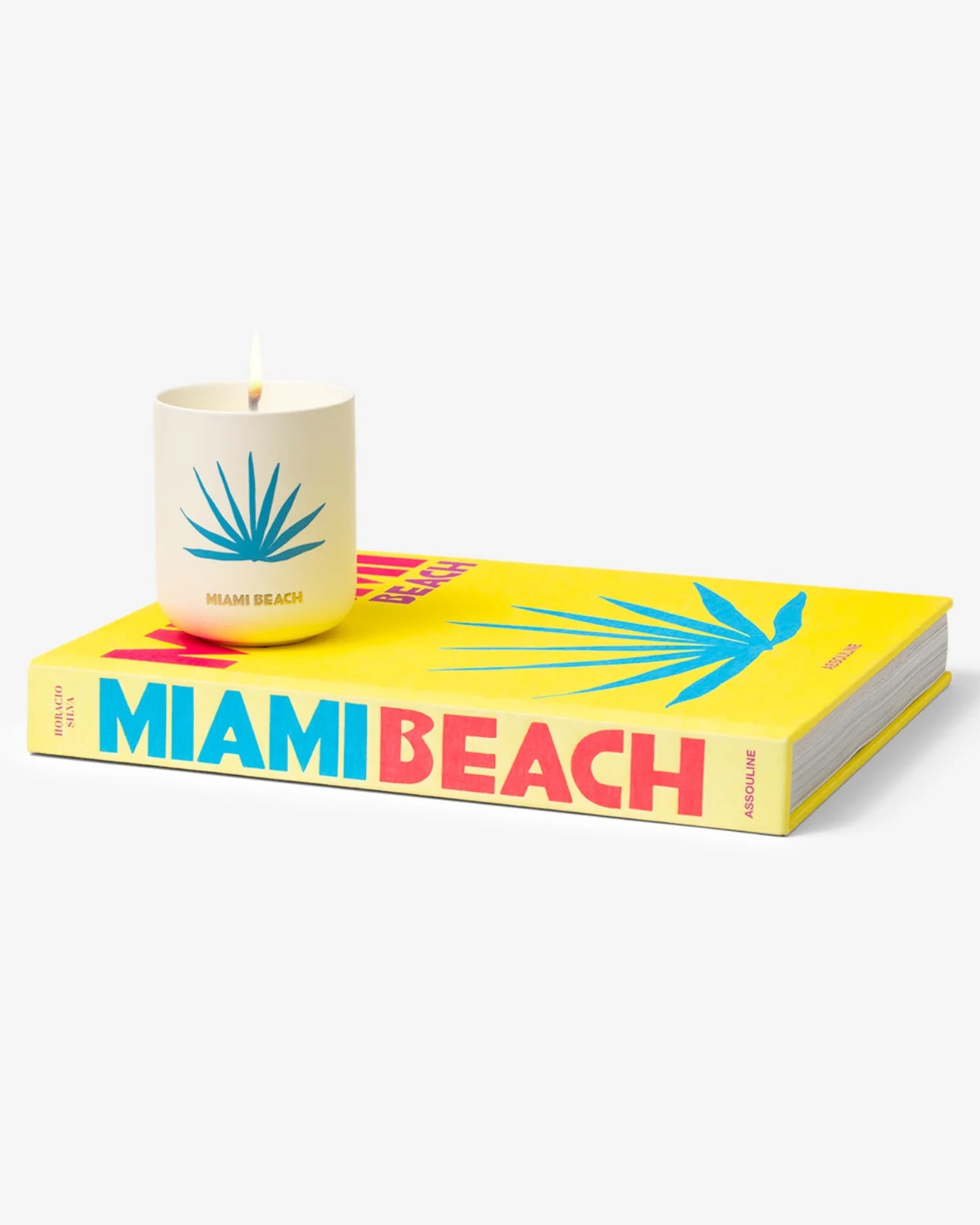 Miami Gift Set: Candle and Coffee Table Book | ASSOULINE | Assouline