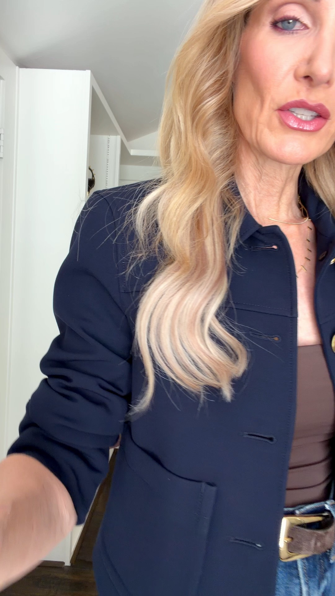 
This jacket and denim combo is an easy fall outfit I love wearing on repeat. The jacket is a size 0, and the jeans are currently on sale in a size 24. #FallOutfit #FallJacket #JeansOnSale #WomensDenim #WomenOver40Style #LTKOver40 #LTKSeasonal #LTKStyle 

 #LTKootd #LTKSeasonal #LTKOver40