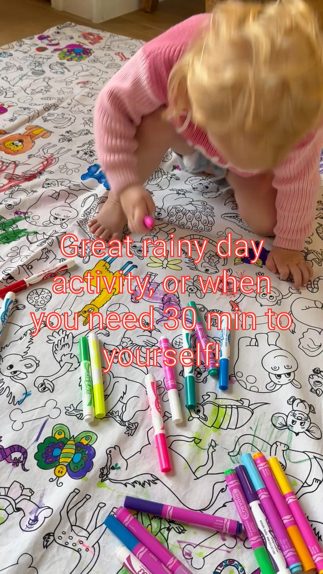 We love a washable coloring cloth!!! Color it, then throw it in the wash and do it all over again. Best gift idea for a toddler! 

#LTKFamily #LTKKids #LTKWatchNow