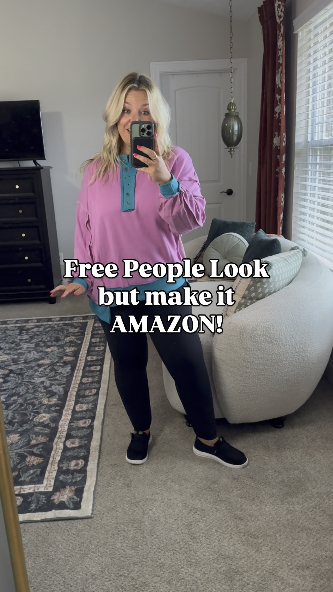 This darling light weight sweatshirt LOOKS so Free People but is Amazon! Comes in tons of colors, I sized down to a M but will return it for a L for a looser fit at the bottom band  

#LTKMidsize #LTKFindsUnder50 #LTKPetite