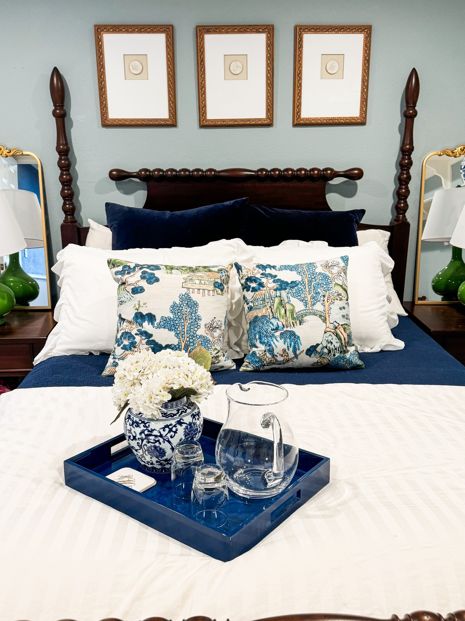 Grand millennial bedroom #guestroom #primarybedroom #roomdesign #grandmillenial #grandmillenialdecor #grandmillenialstyle 

#LTKFindsUnder100 #LTKHome #LTKFindsUnder50