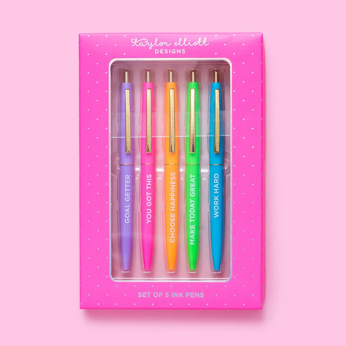 Taylor Elliott Designs - Pen Set - Motivational | Jones & Daughters