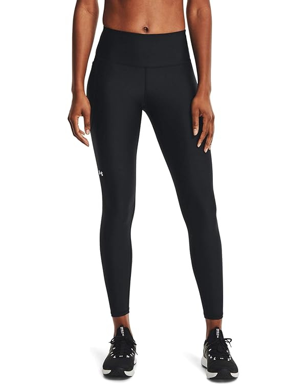 Under Armour womens HeatGear Armour High No-Slip Waistband Pocketed Leggings | Amazon (US)