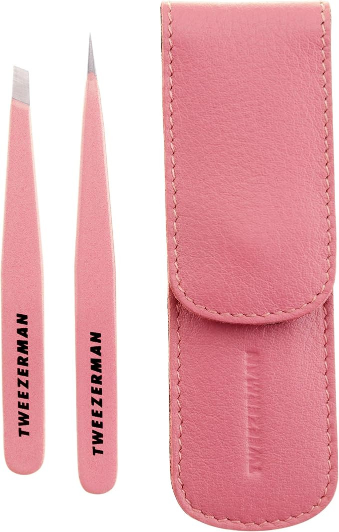 Tweezerman Exclusive Tea Rose Petite Tweeze Set - Tweezers for Eyebrows, Travel Tweezers for Eyeb... | Amazon (CA)
