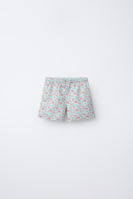 1-6 YEARS/ FLORAL SWIM SHORTS | Zara US