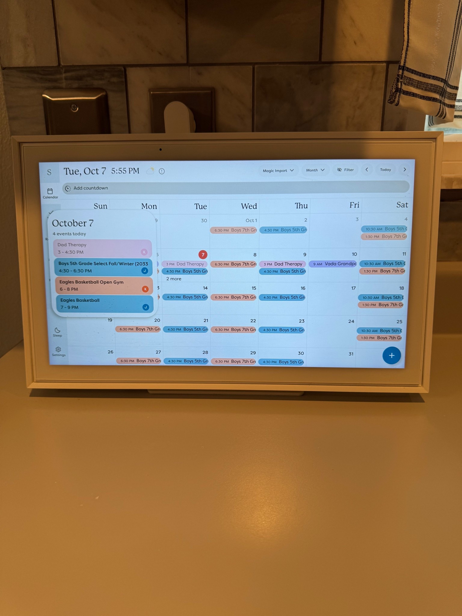 The all in one calendar for your busy family on the go! My skylight calendar helps me stay organized and is currently on sale 

#LTKSaleAlert #LTKU
