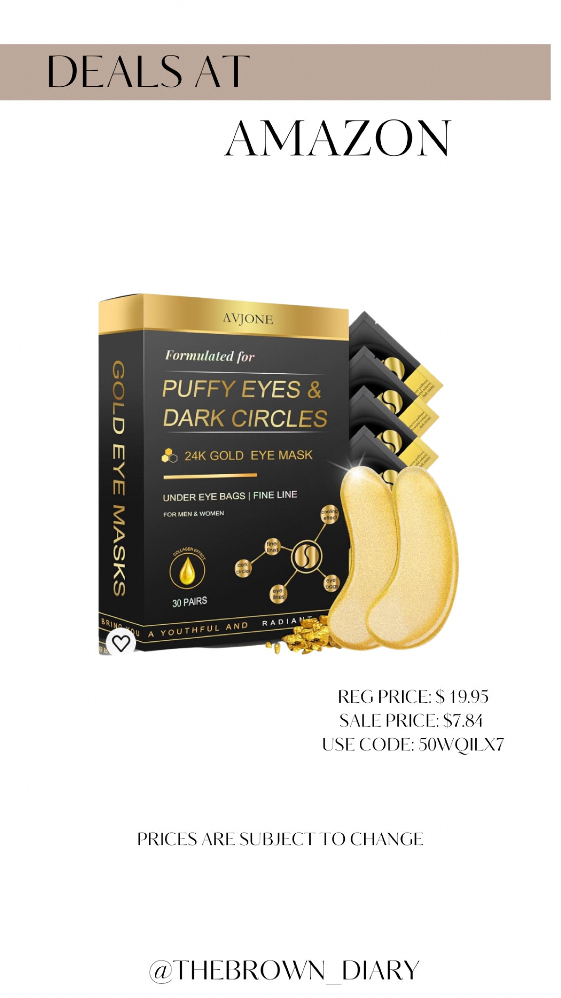 Under eye patches #beauty #undereyetips 

#LTKfindsunder50 #LTKbeauty #LTKsalealert