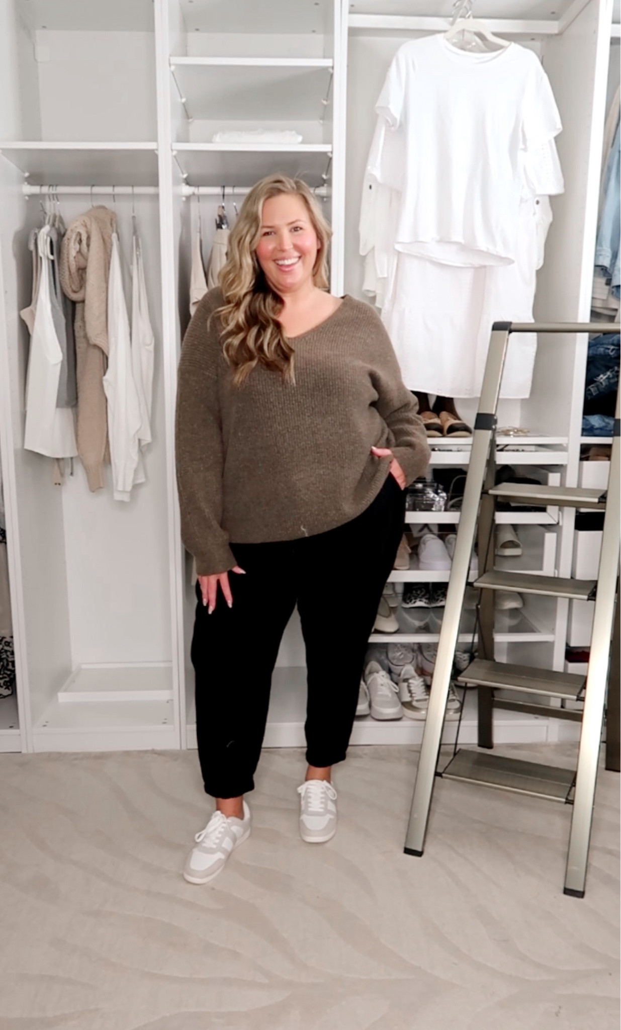 TARGET CIRCLE WEEK SALE 🎯 These joggers fit SO well and true to size - I wear the 2X! Also wearing a 2x in the sweater. The sweater has plenty of room but if you want it to be more fitted you could size down! Shoes are memory foam and so so comfy. Fall MUST HAVES 🤎

#LTKPlusSize #LTKSeasonal #LTKSaleAlert