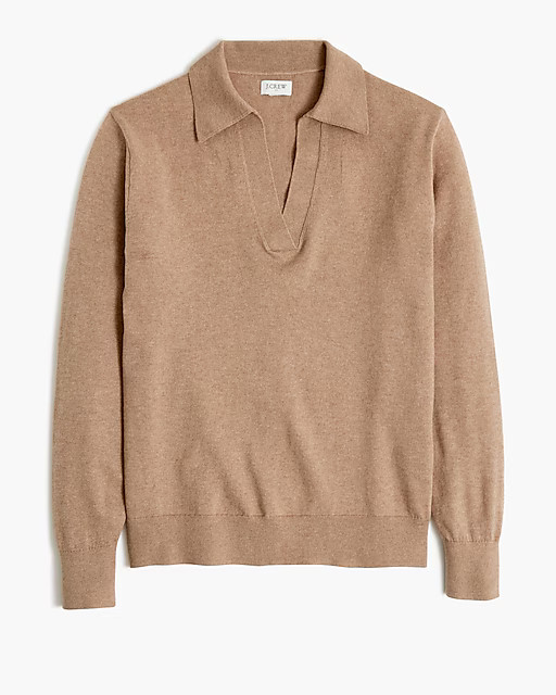Cotton sweater-polo | J.Crew Factory