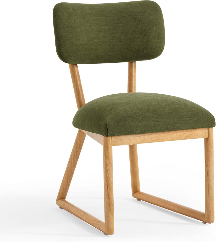 Tov Furniture Bobbie Green Performance Upcycled Fabric Dining Chair | Amazon (US)