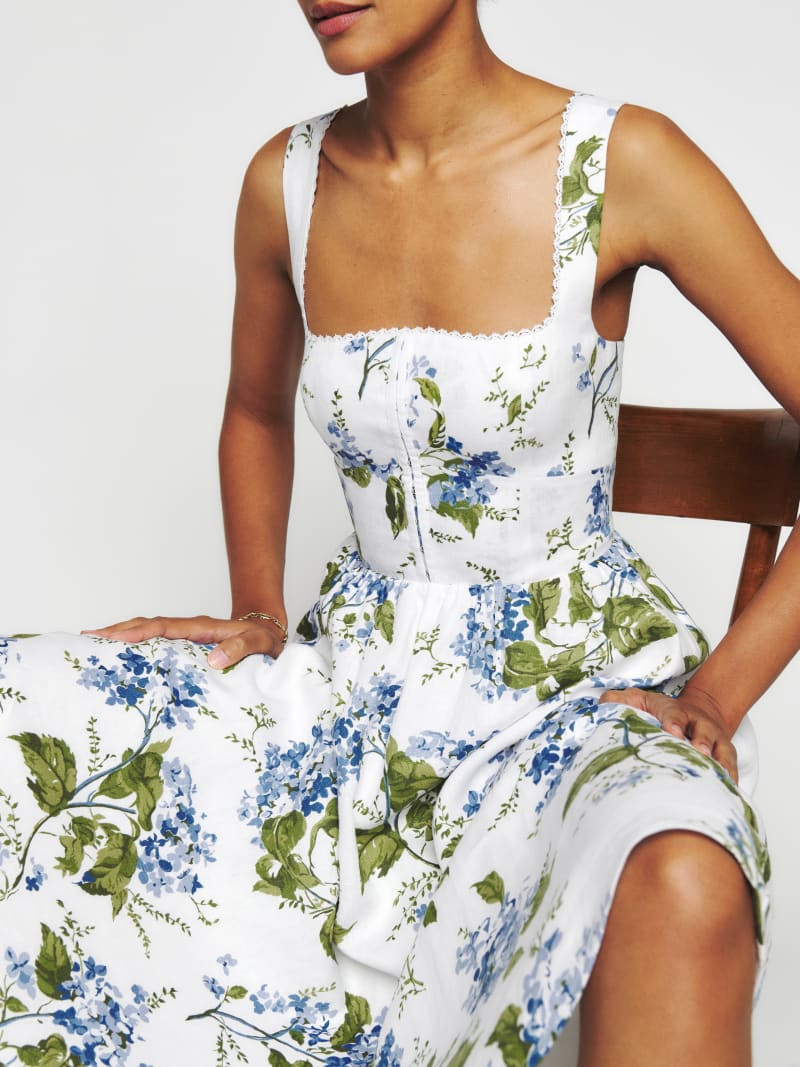 Tagliatelle Linen Dress | Reformation (Global)