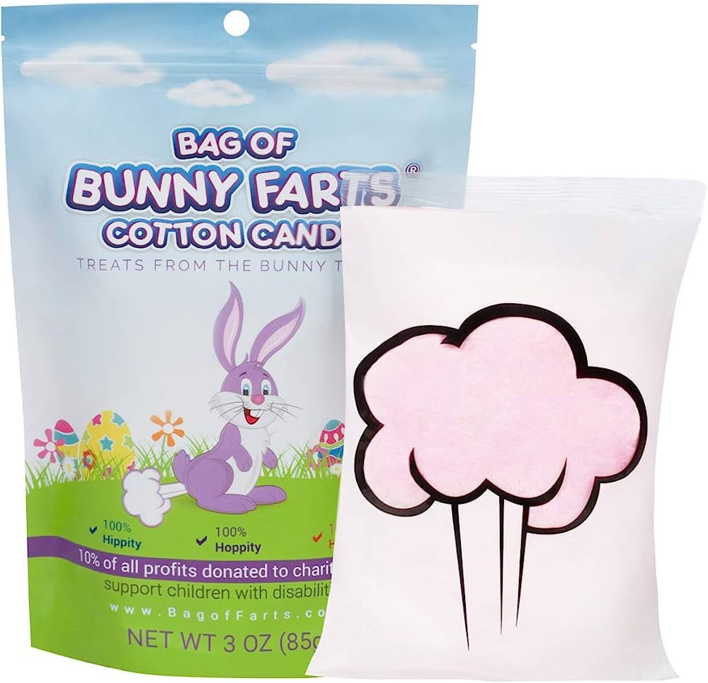 Easter Bunny Cotton Candy Funny Easter Basket Stuffer for All Ages Unique Birthday for Friends, M... | Amazon (US)