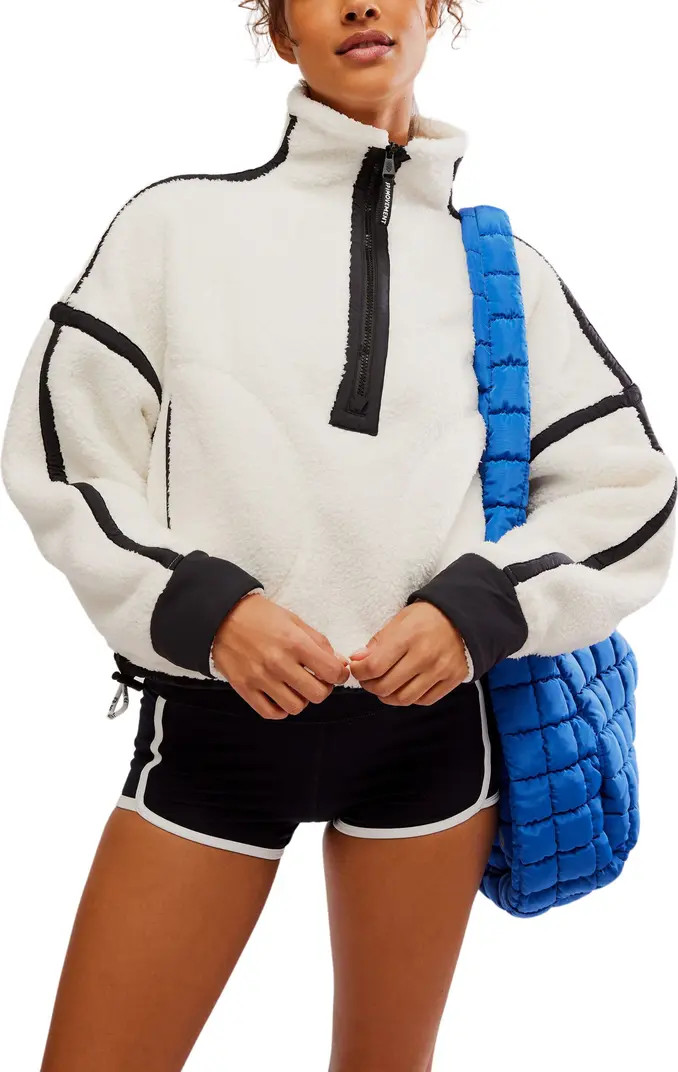 Free People FP Movement Mountain High Fleece Half Zip Pullover | Nordstrom | Nordstrom