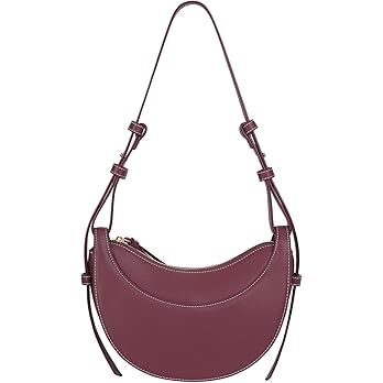 Saddle Bag for Women Shoulder Bag Crescent Purse Trendy Crossbody Bag Hobo Handbag | Amazon (US)