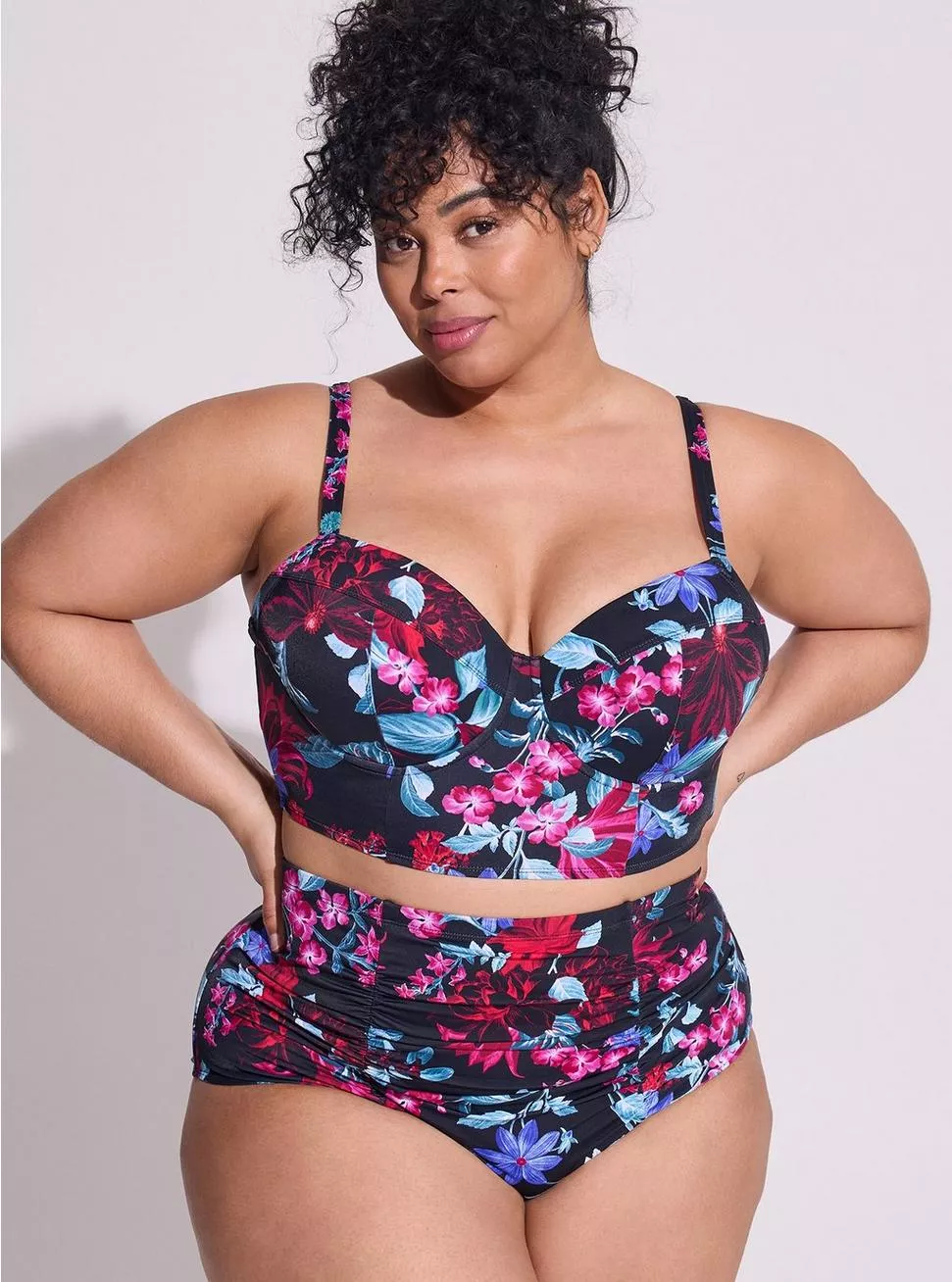 Torrid long hot sale sleeve swimsuit