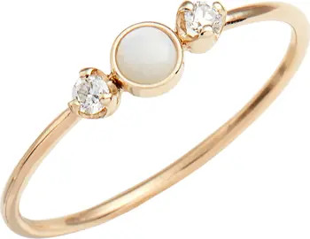 Zoë Chicco Diamond & Opal Cluster Ring | Nordstrom | Nordstrom