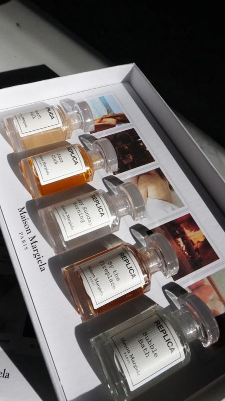 Unveil luxury layer by layer with the Maison Margiela Replica fragrance set. Each scent is a journey, an identity, a story untold. From ‘Beach Walk’ to ‘By the Fireplace,’ discover how these fragrances can elevate not just moments, but the essence of you. Curious to see how these scents blend into the tapestry of ambition and success? I’ve taken a deep dive into each aroma on the Beauty, Brain & Brawn blog, exploring how they resonate with the ambitious woman’s lifestyle. Watch the full unboxing here and visit Beauty, Brain & Brawn (link in bio) for the complete experience where luxury meets narrative in every drop. 💰Price: $75  #UnboxingLuxury  #FragranceJourney  #MaisonMargielaReplica  #BeautyBrainBrawn #luxuryaesthetic #fragrancerecommendations #fragrancereview #unboxwithme #beautyfinds 

#LTKhome #LTKfindsunder100 #LTKbeauty