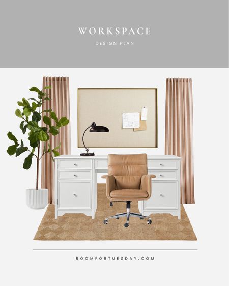 Home office or workspace design plan idea… 

#desk #furniture #homeoffice #interiordesign #workspace #designplan 

#LTKFind #LTKstyletip #LTKhome