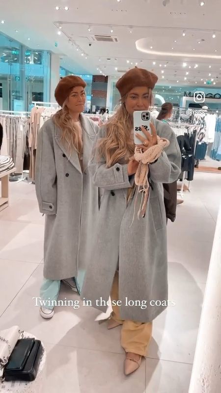 Twinning in these coats and we love the beret 💕💕

Mango, mango coats, fall coats, oversized coats, fall coats, brown hat, beret, twinning 

#LTKSeasonal #LTKstyletip #LTKfindsunder100