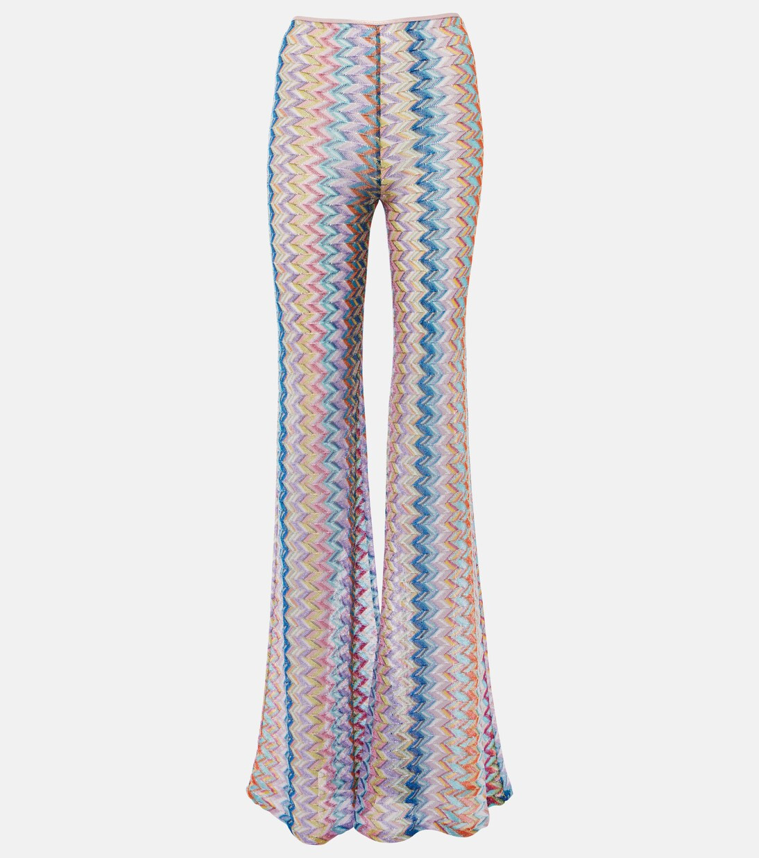 Zigzag flared lamé pants | Mytheresa (US/CA)