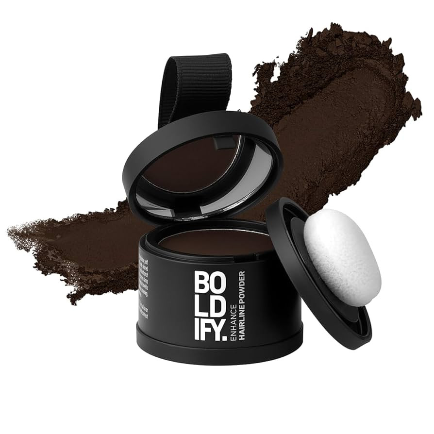 BOLDIFY Hairline Powder - Root Touch Up Hair Color for Gray Coverage - Bald Spot Concealing Hair ... | Amazon (UK)
