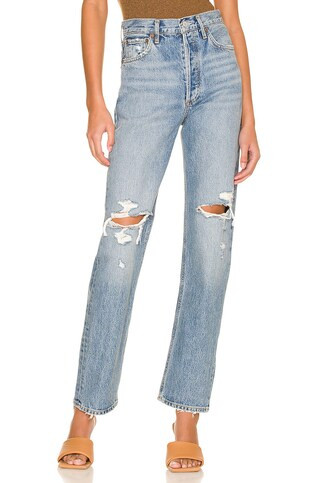 AGOLDE 90's Pinch Waist in Rule from Revolve.com | Revolve Clothing (Global)